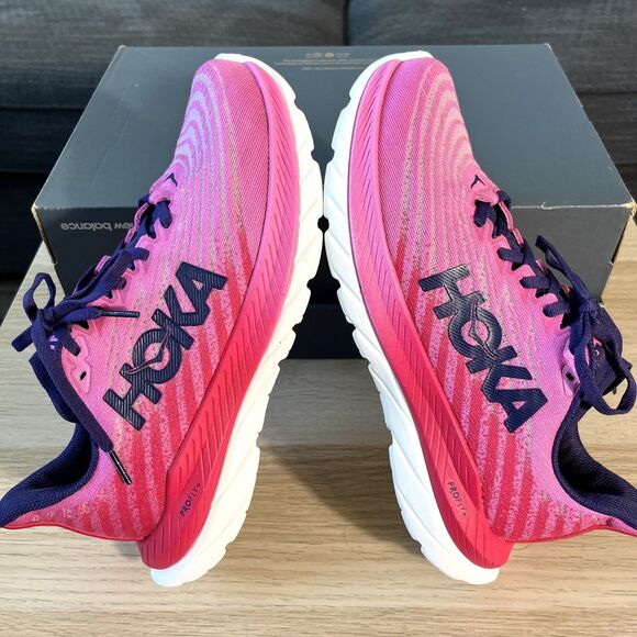 Hoka One One Mach 5 Pink Running Shoes 1127894 RSRW Women's Size 7.5B - Picture 5 of 13